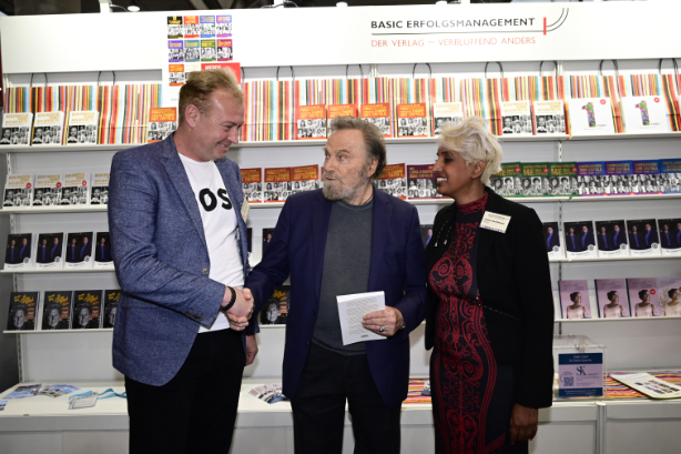 Oliver Traumüller, Franco Nero und Sabina Kocherhans beim Sekte